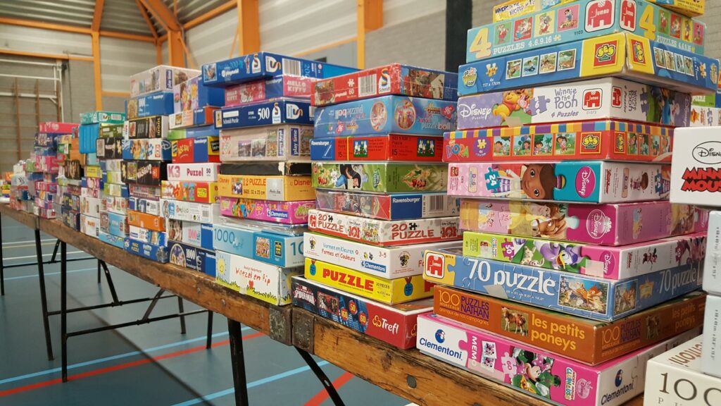 Kinderkledingbeurs - puzzels